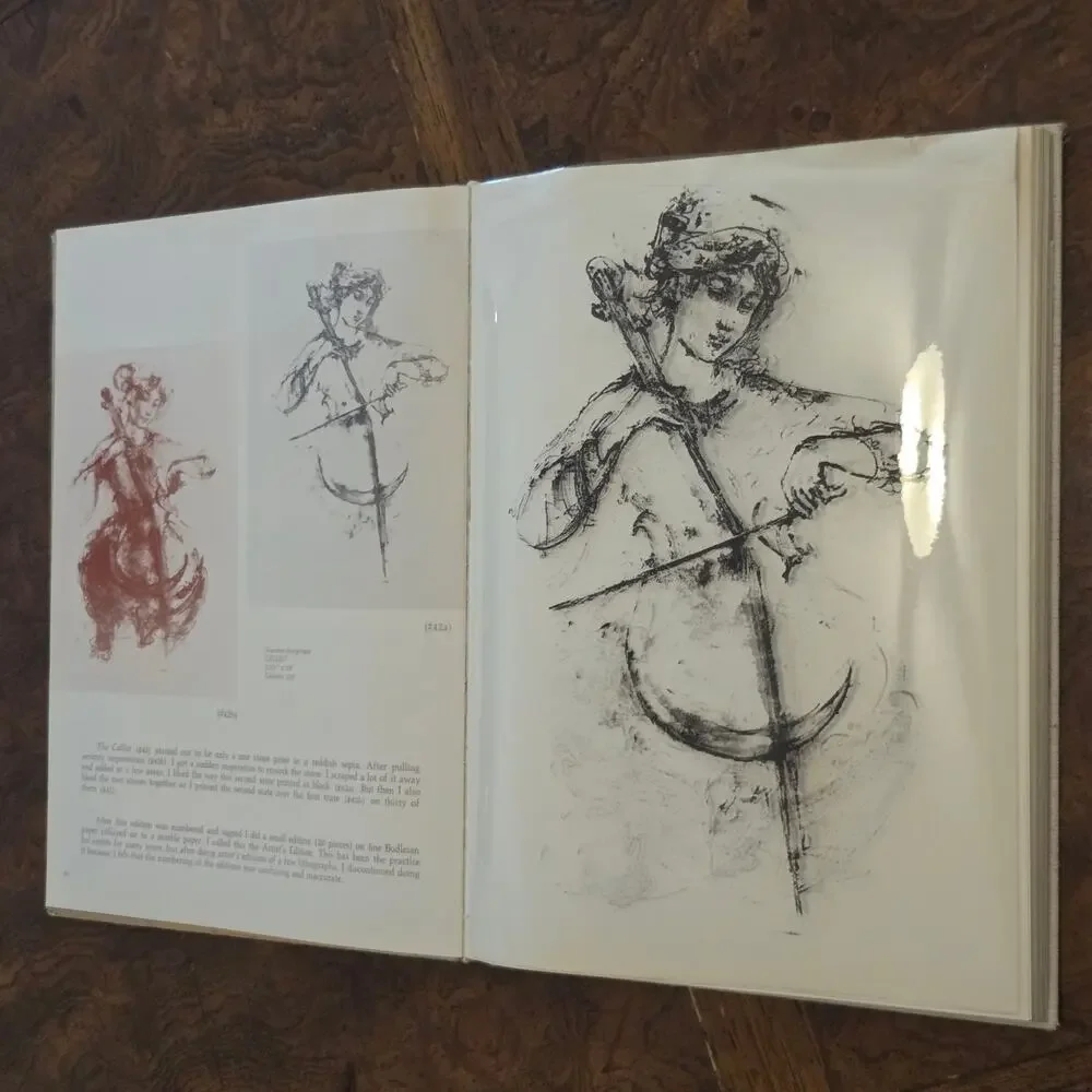 1977 Edna Hibel Lithographs First Edition Book 3 Catalogs 6 Prints Folio Set
